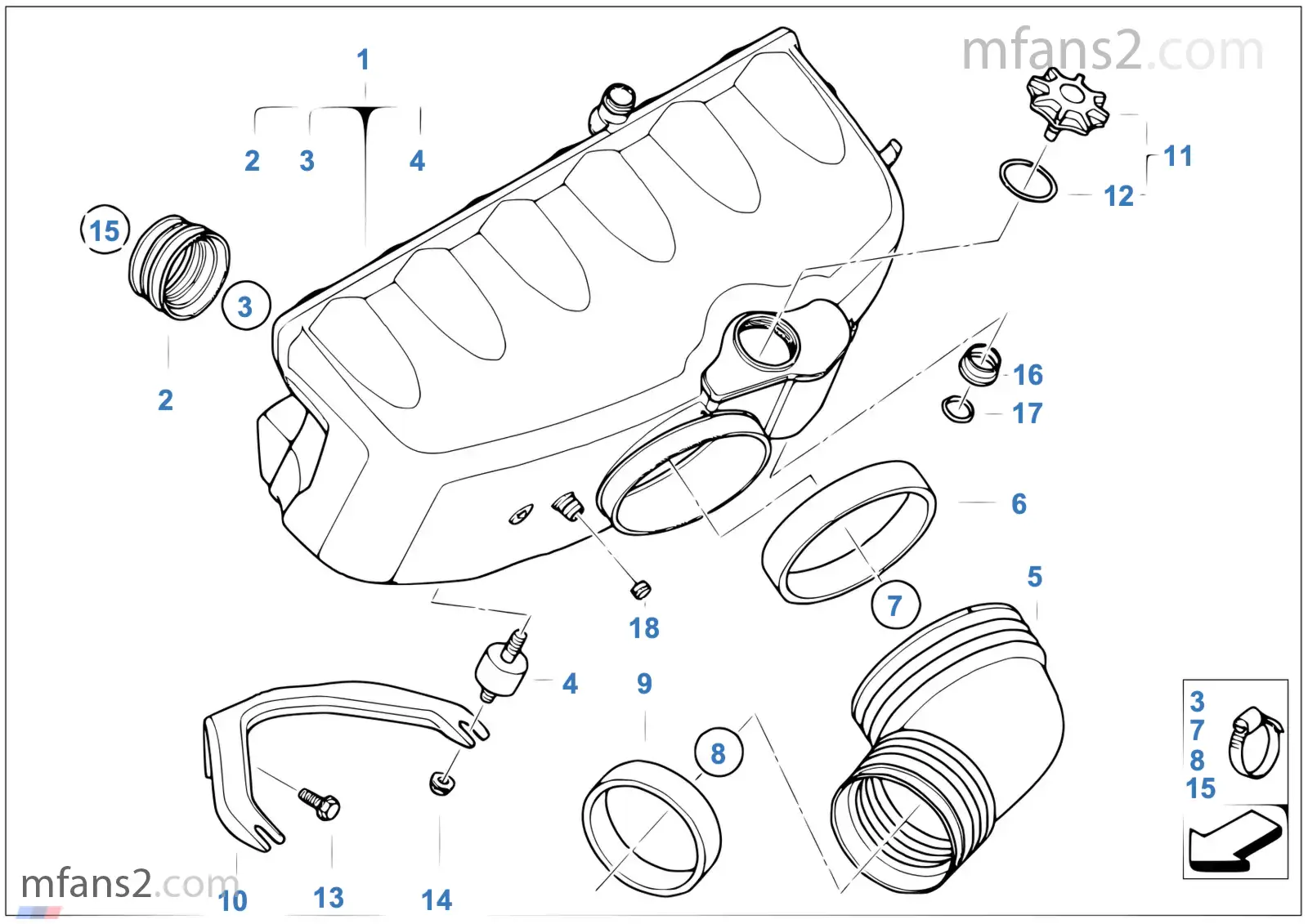 Colector de admissão
