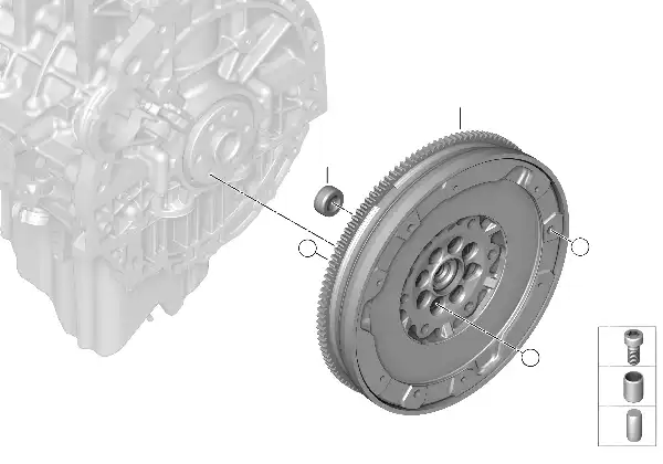 Volante do motor/volante de duas massas