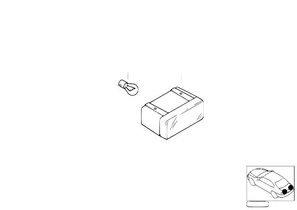 Indicador direcção adic. na tampa mala