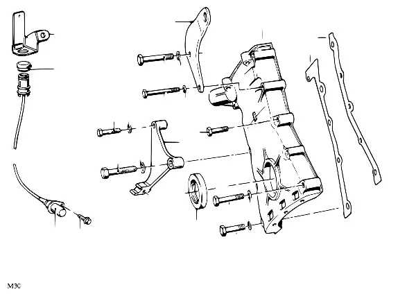 Carcaça cárter distribuição inf.