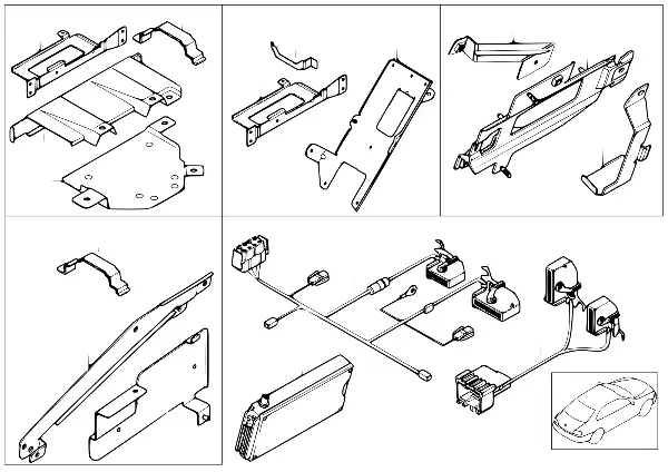 Peças individuais Apollo bagageira