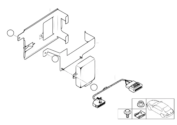 Peças individuais opcional 620 bagageira