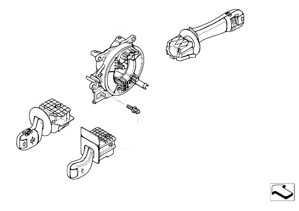 Interrup.coluna direcção/reg.veloc.cruz.