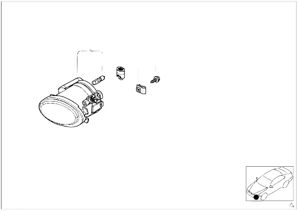 Farol de nevoeiro M Technic