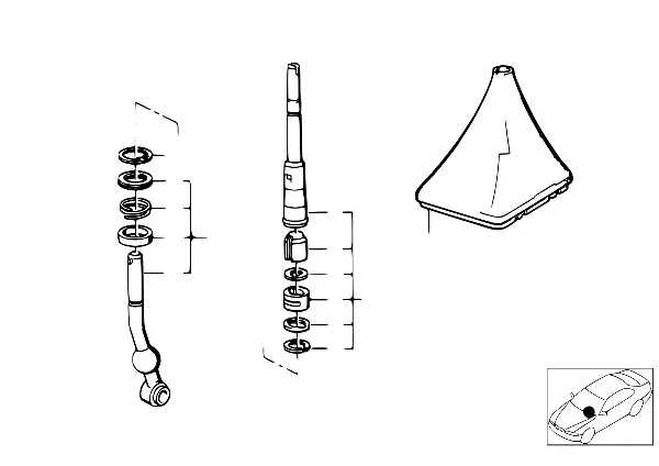 Mecanismo da caixa de velocidades manual