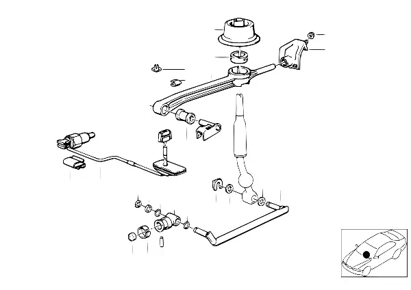 Mecanismo da caixa de velocidades manual