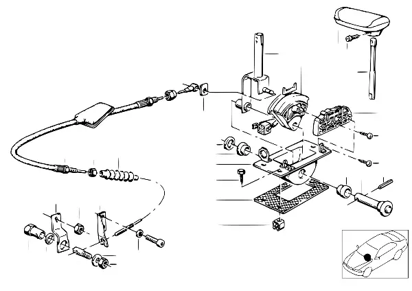 Mecanismo caixa vel. automática