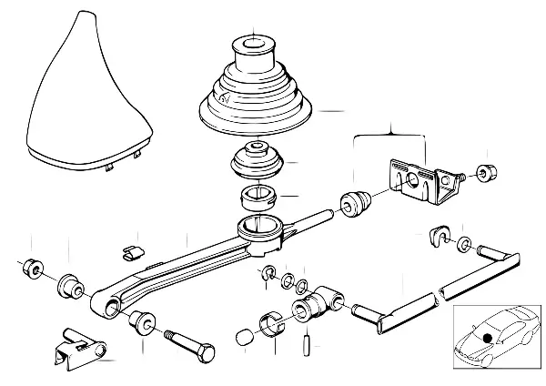 Mecanismo da caixa de velocidades manual