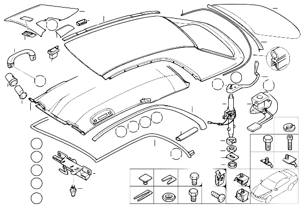 Hardtop - peças individuais