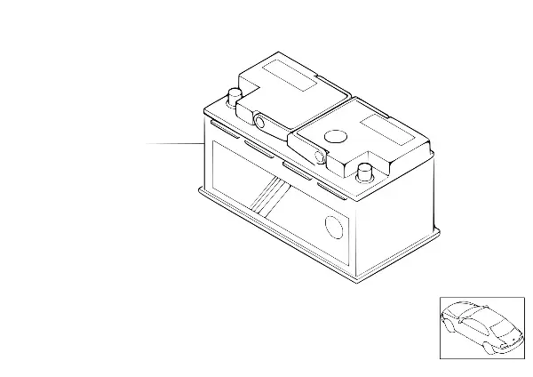 Bateria Original BMW carregada