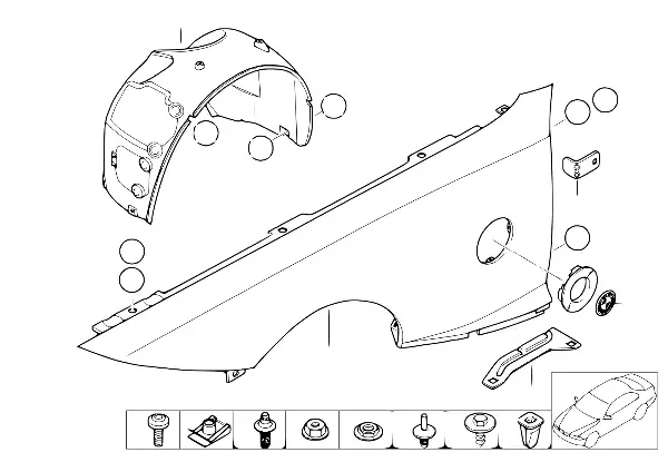 Painel lateral dianteiro