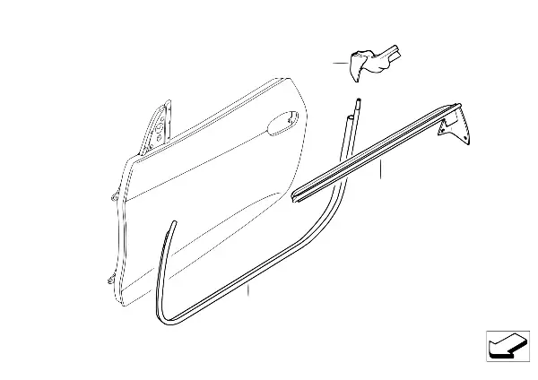 Vedante da porta dianteiro