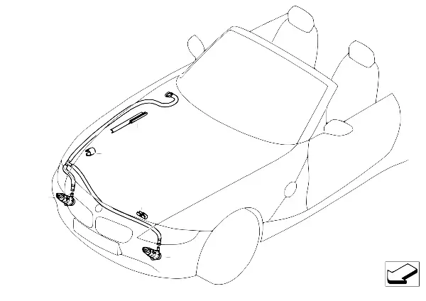 Peças individ. sistema lavagem faróis