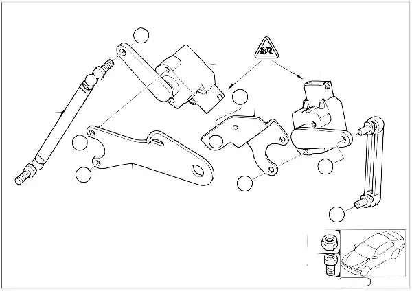 Sensor de regulação do nível do farol