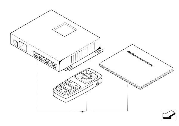 Kit de montagem posterior settop box