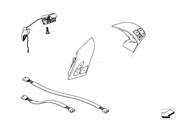 Sistema electrónico do volante