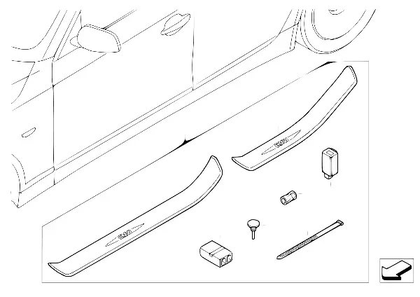 Kit mont.post.Friso embal.porta ilumin.