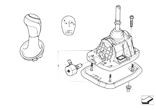 Mecanismo das mudanças Steptronic SMG