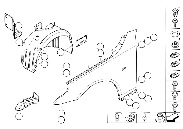 Painel lateral dianteiro