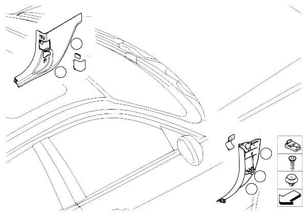 Revestimento lateral da zona dos pés