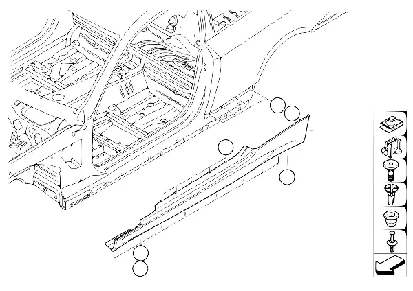 Guarnição M embaladeira / cava da roda