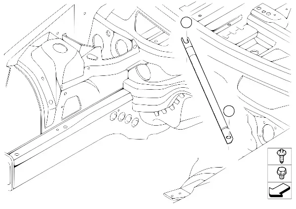 Barra de reforço antiaproximação