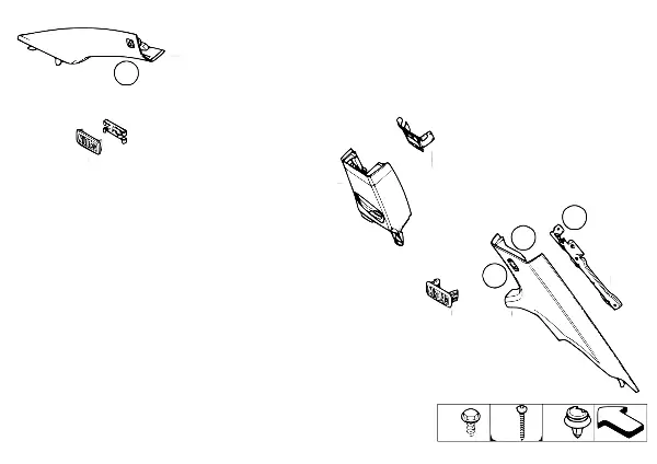 Forro pilar A / B / C