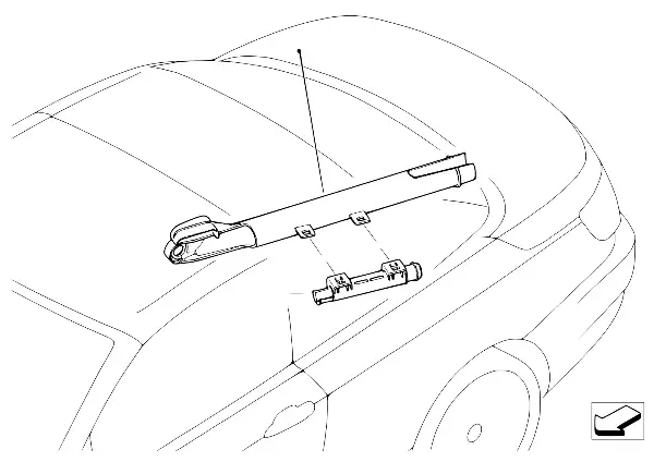Guia de cabos tampa da mala