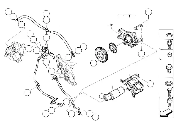 Culassa/VANOS/peças adicionais