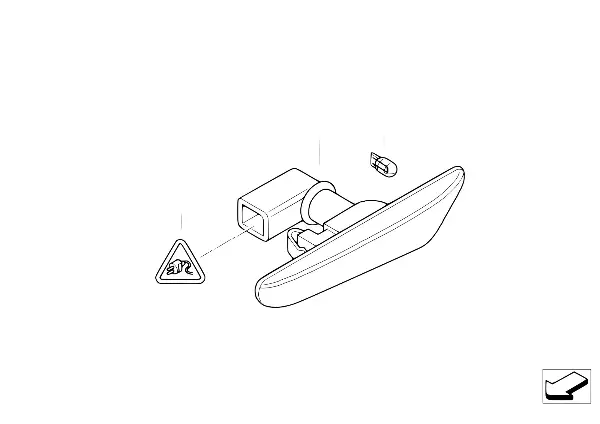 Indicador de direcção adic.