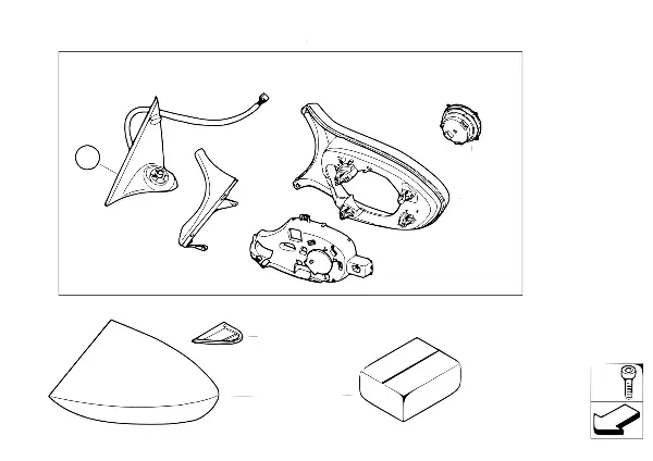 Retrovisor exterior M