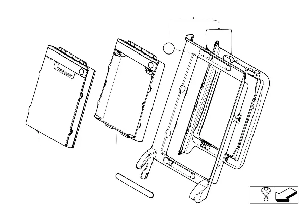 Banco traseiro, saco porta-esquis