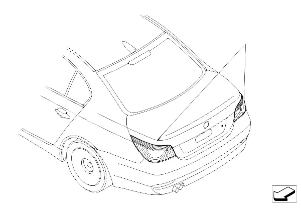 Kit mont. retro. farol tras. Black Line