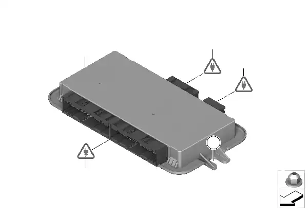 Unid. comando Módulo da zona dos pés 3