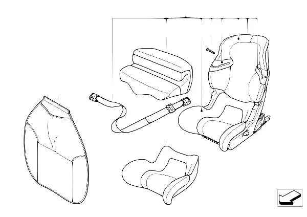 Junior Seat I-II ISOFIX BMW