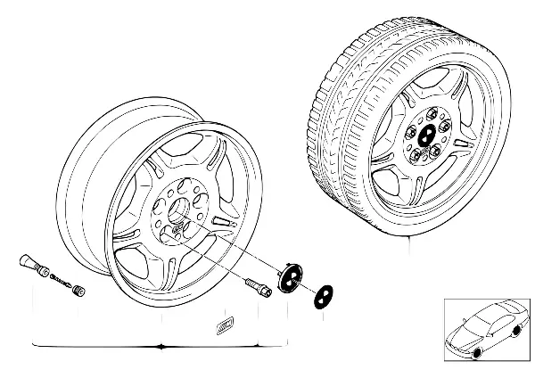 Raios duplos M, polida (Styl. 24)