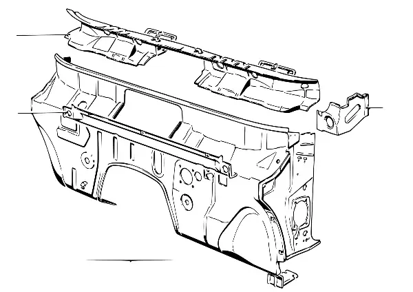 Parede de resguardo - peças individuais