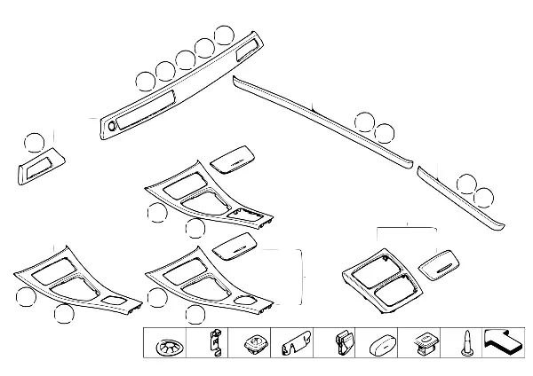 Frisos interiores alumínio glaciersilber