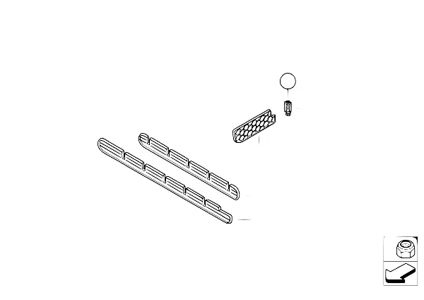 Elem. separação porta-objectos bagageira
