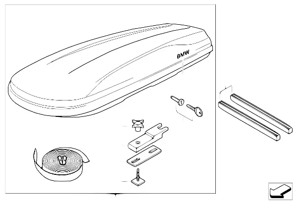 Caixa porta-bagagens do tejadilho
