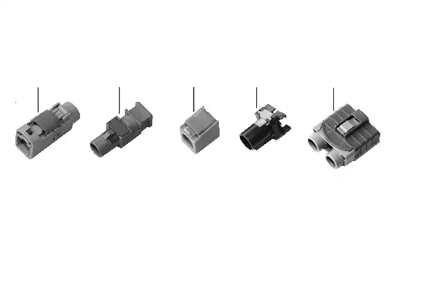 Peças novas cabo coaxial, caixa