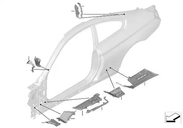 Estancamento cavidades estrutura lateral