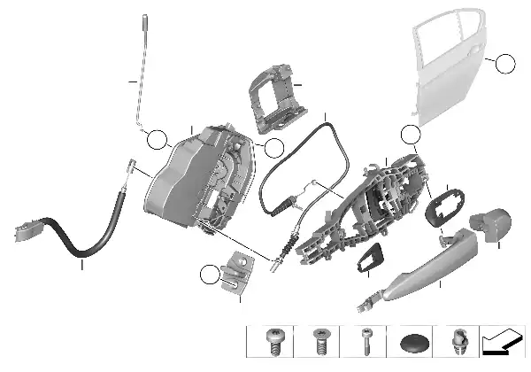 Sistema de fecho Porta traseira