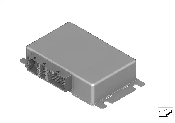 Unidade comando bloqueio trem traseiro