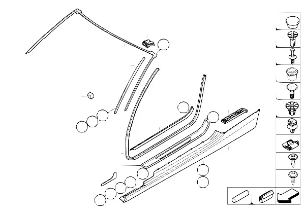 Protecção aresta/guarnição embaladeira