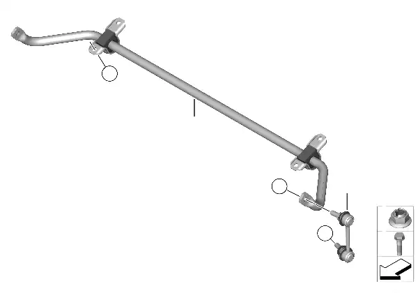 Barra estabilizadora traseira