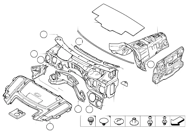 Isolamento acústico dianteiro