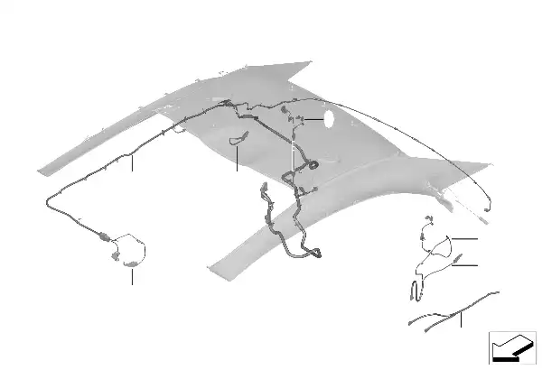 Cablagem capota rebaixável