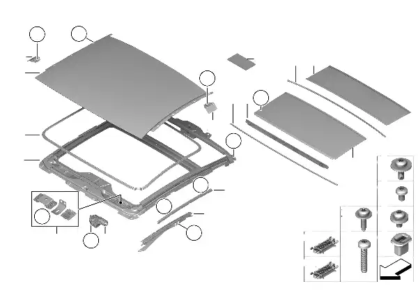 Tejadilho de correr/defletor