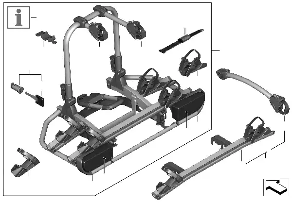 Porta-bicicleta traseiro